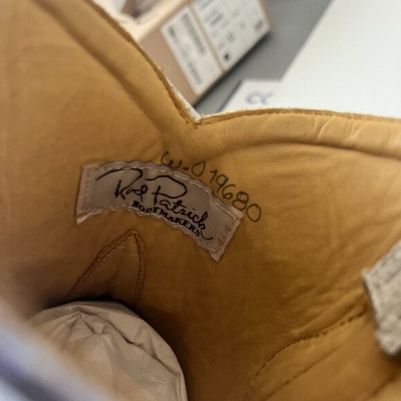 Rod Patrick Womens Cowboy Booties 8.5 A White Cowgirl Western Short Ankle Boots - Picture 10 of 12